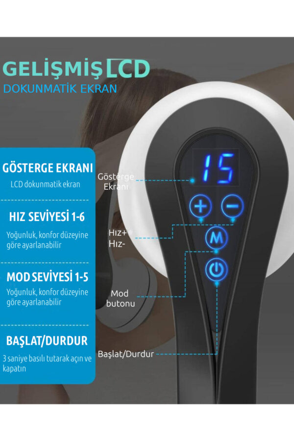 Volarion Pro Max Masaj ALeti Gelişmiş LCD Ekran