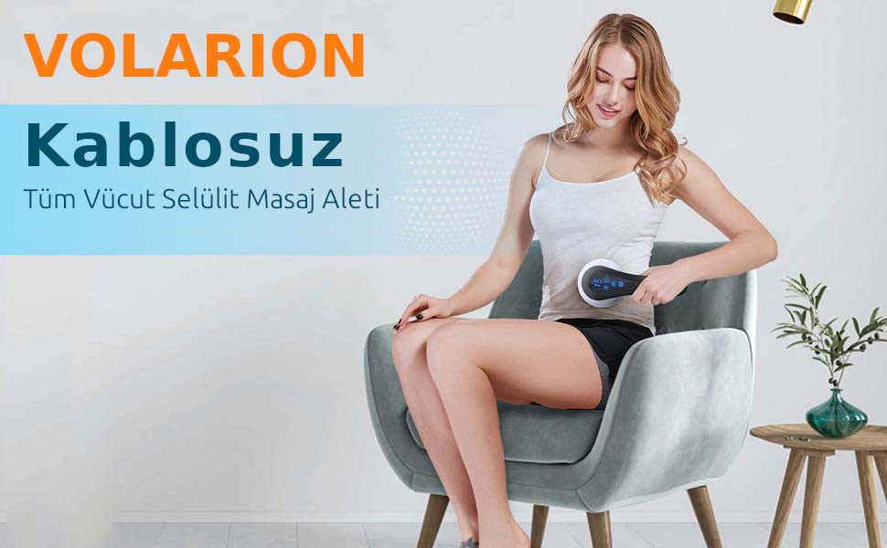 Volarion Pro Max Kablosuz Tüm Vücut Selülit Masaj ALeti
