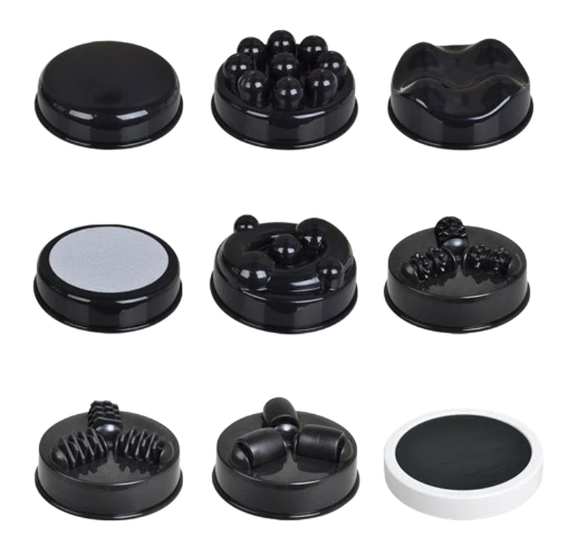 Volarion Pro Max 8 Başlıklı Masaj Aleti - Bağımsız Hareketli Döner Başlık Aksesuarları